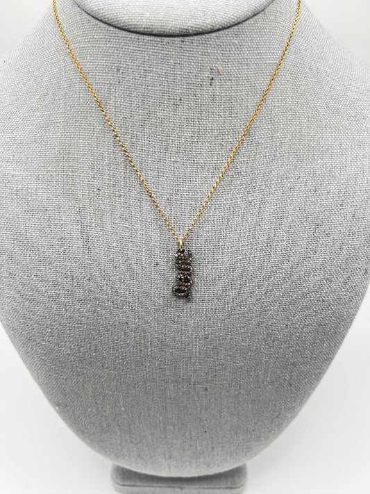 Gold Filled Fine Chain with Diamond Love Charm