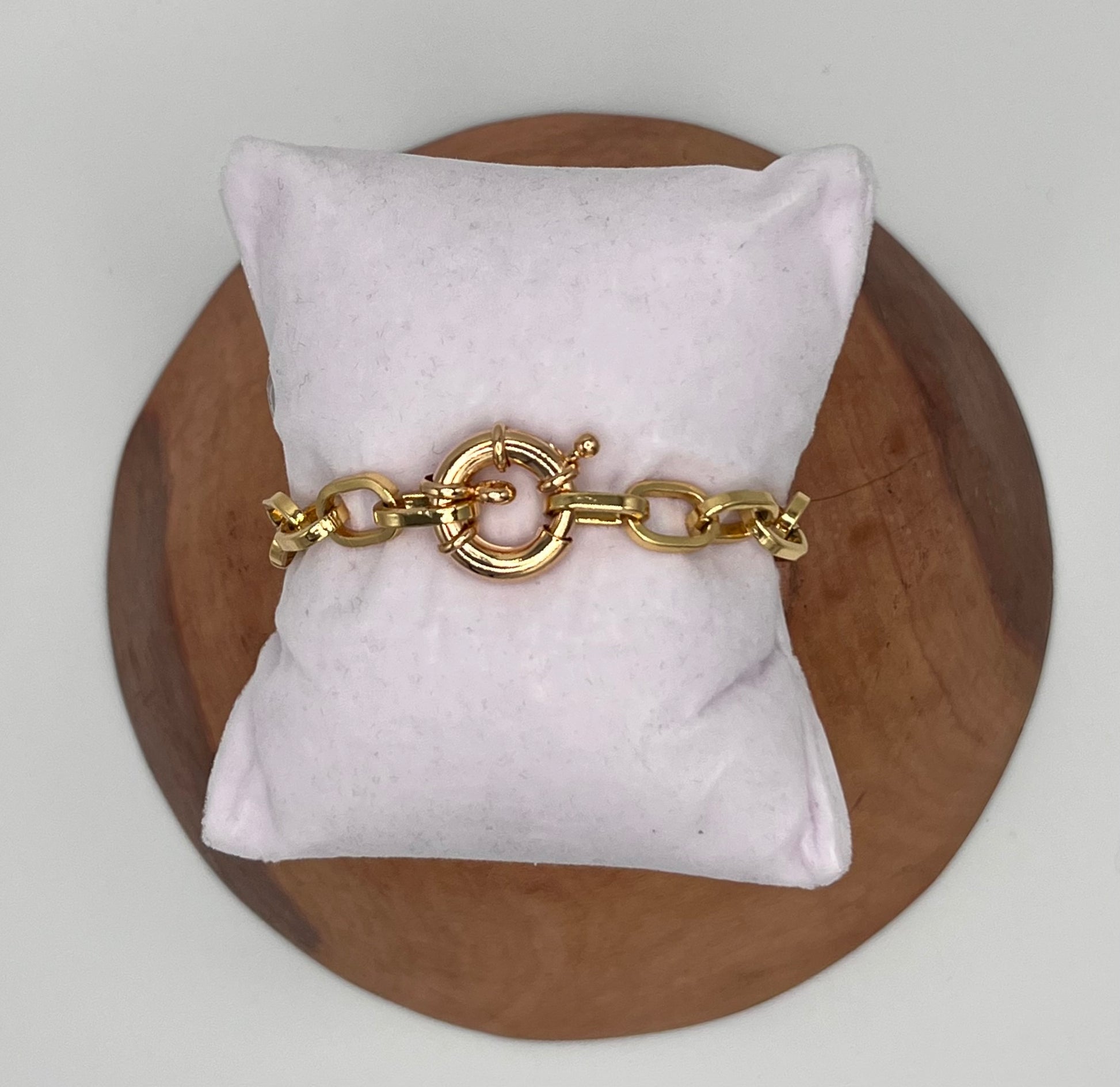 Rolo Chain Bracelet, Spring Clasp